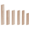 Wooden dowels biscuit Festool Domino; D 8x80/190 BU blunt