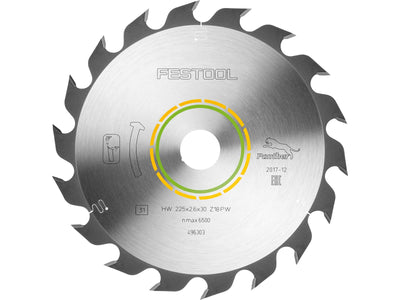 Sawing disc Festool; 225x2.6x30.0 mm; Z18; 28°