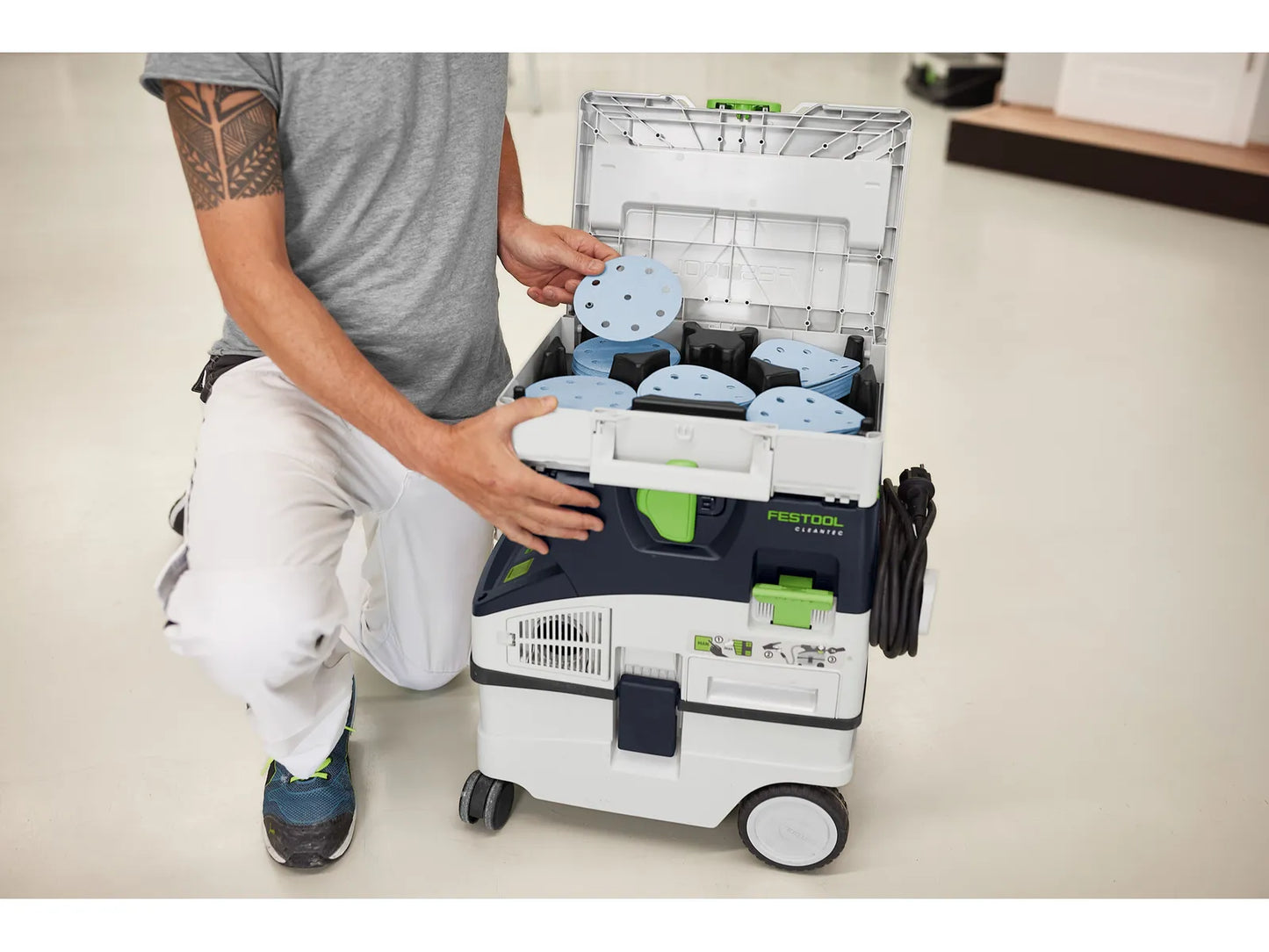 Schleifpapier Festool Granat; 125 mm; P60/80/120/180/220; 100 Stück