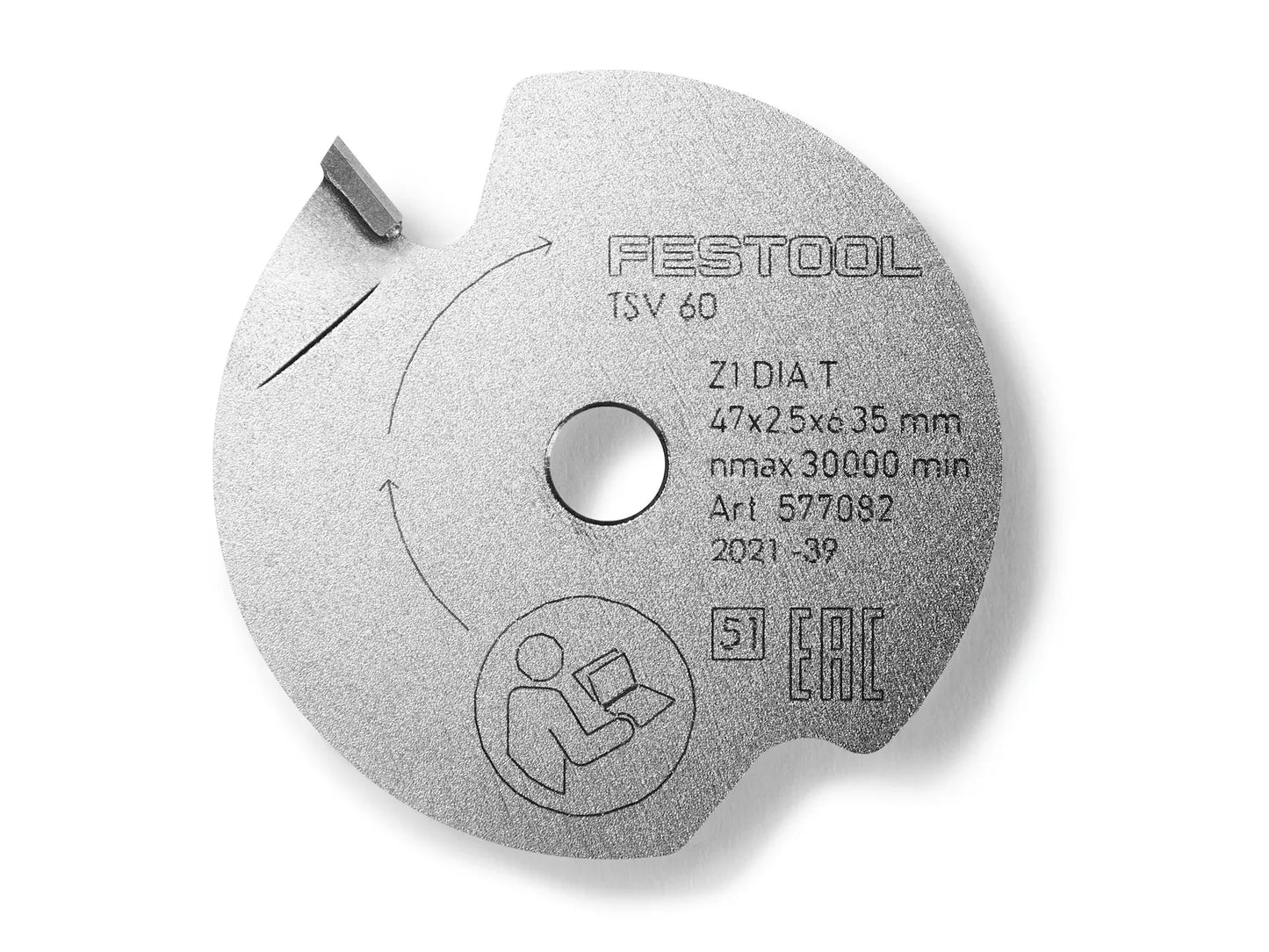Scoring blade Festool 577082; 47x6.35 mm; Z1