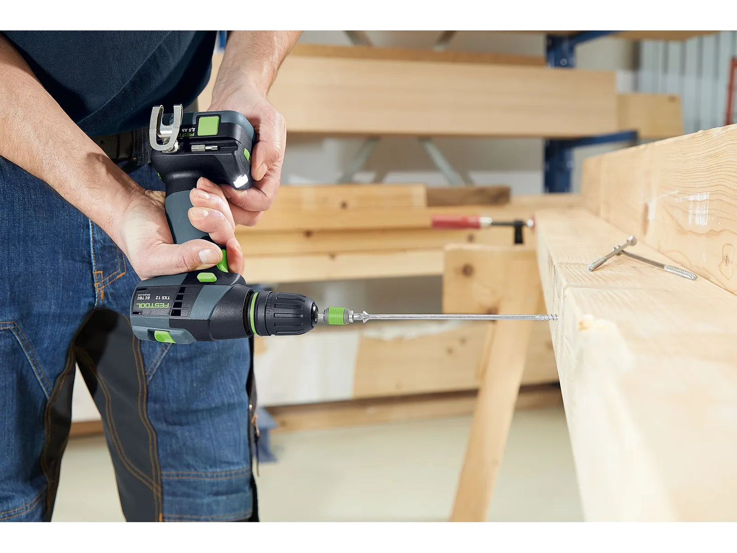 Bohrschrauber Festool TXS 12 2,5-Plus 10,8 V; 2x2,5 Ah Akku.