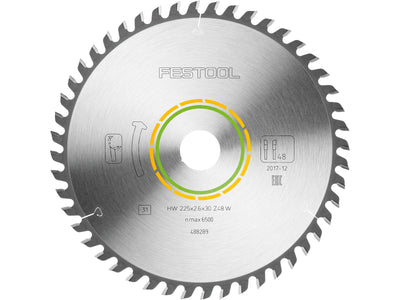Sawing disc Festool; 225x2.6x30.0 mm; Z48; 10°