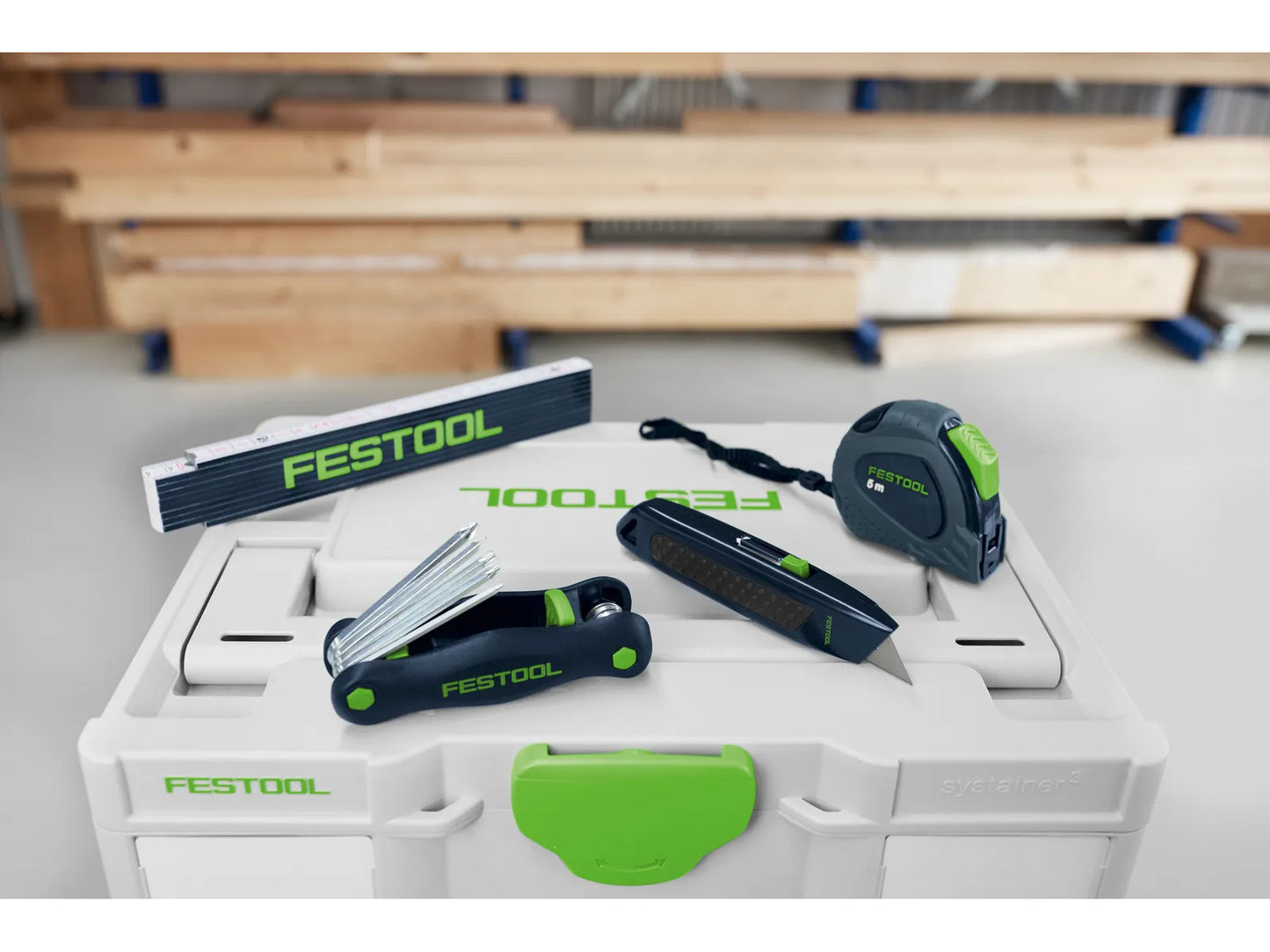 Wooden folding ruler Festool; 2 m