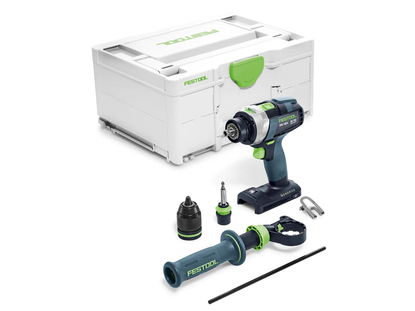 Akku-Schlagbohrmaschine Festool TPC 18/4 QUADRIVE 18V