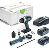 Cordless Impact Drill Festool TPC 18/4 5.2/4.0 I-Plus-SCA QUADRIVE 18 V 1x5.2 Ah + 1x4.0 Ah accu.