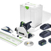 Cordless circular saw Festool TSC 55 5.2 KEBI-Plus/XL-FS 18 V 2x5.2 Ah accu. + 2xTCL 6