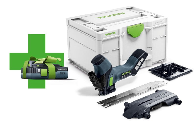 Cordless insulating-material saw Festool ISC 240 EB-Basic-4.0 (without battery and charger) + 4.0 Ah battery for free!