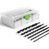 Auger bit set for wood Festool SYS3 S 76-SB CE-SORT/6; 6-16 mm; 6 units