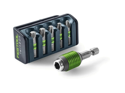 Screwdriver bit set Festool 204383; TX/PZ; 5 pcs. + Holder
