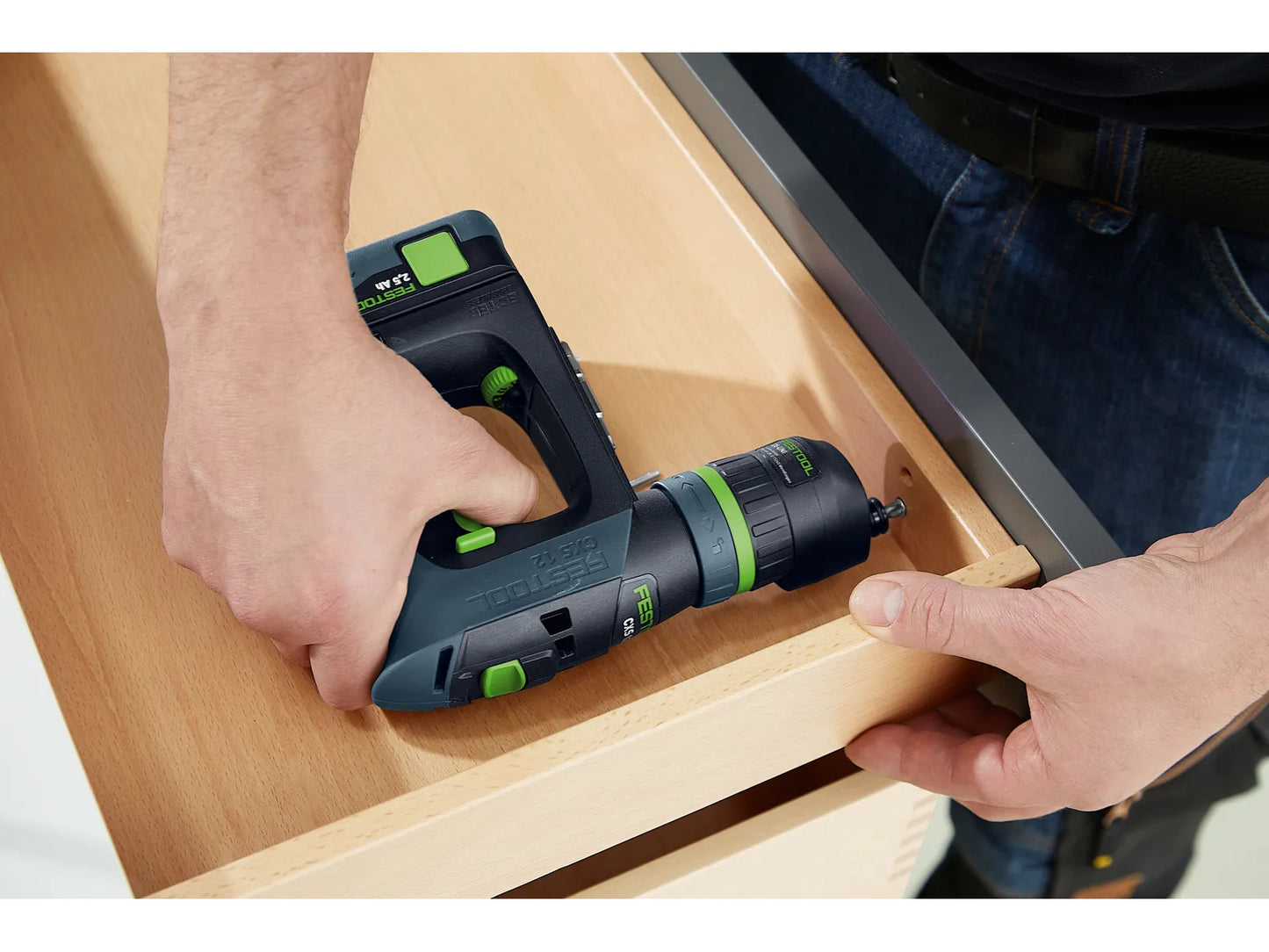 Bohrschrauber Festool CXS 12 2.5-Set 10,8 V; 2x2,5 Ah Akku.