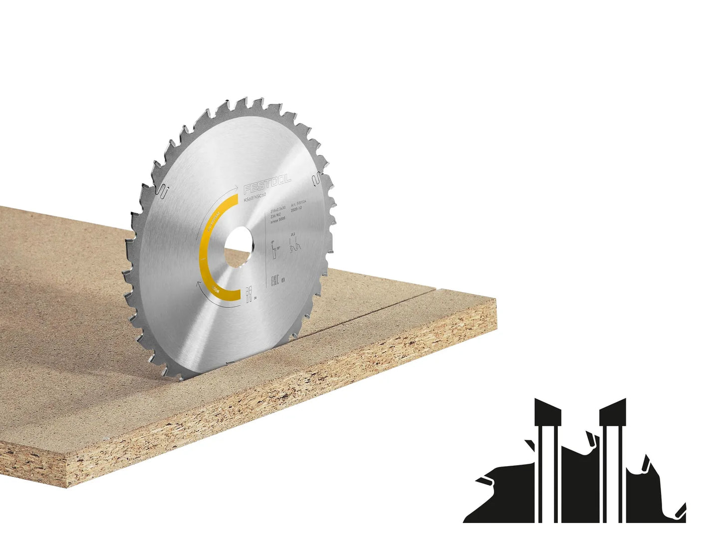 Sawing disc Festool; 216x2.3x30.0 mm; Z36; -5°