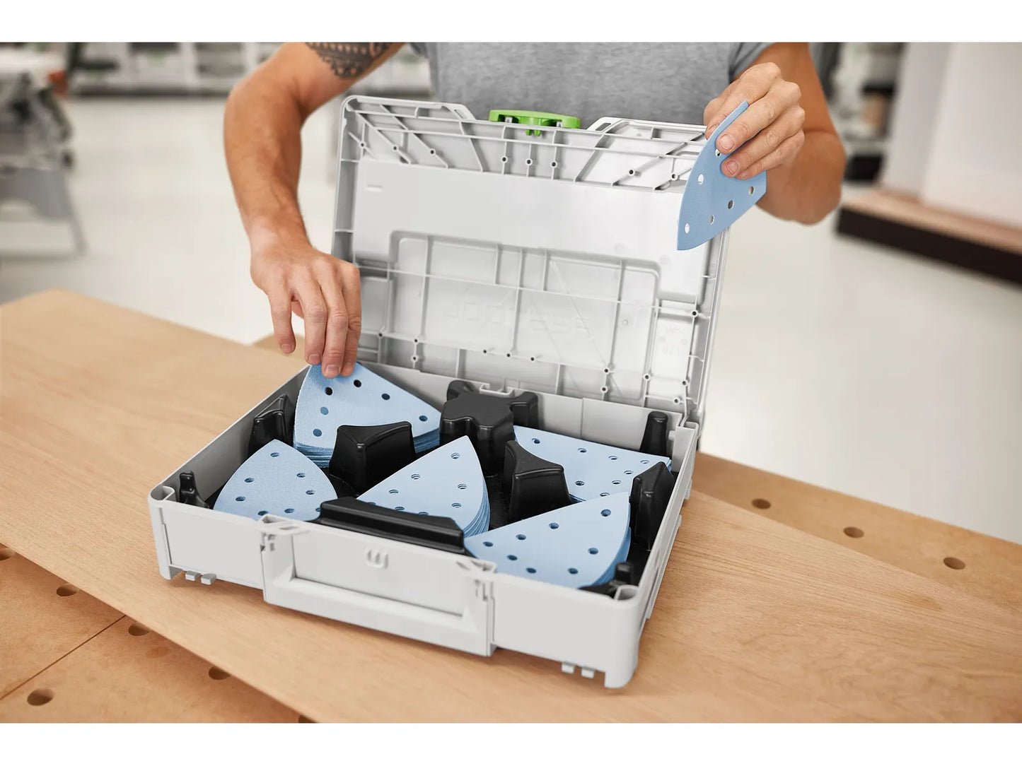 Schleifpapier Festool Granat; 100x150 mm; P60/80/120/180/220; 100 Stück