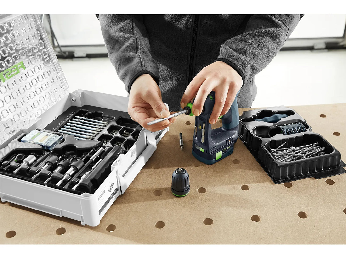 Bohrschrauber Festool CXS 12 2,5-Plus 10,8 V; 2x2,5 Ah Akku.