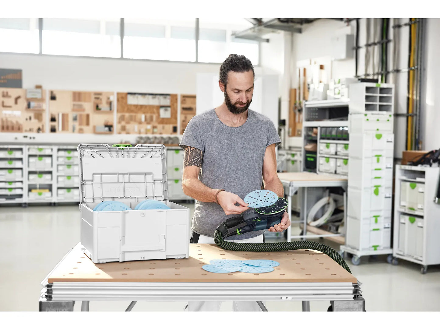 Orbital sander Festool TS EC 150/5 EQ-SYS GR; 400 W