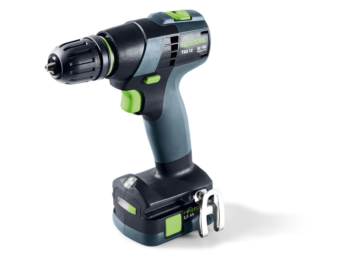 Bohrschrauber Festool TXS 12 2,5-Plus 10,8 V; 2x2,5 Ah Akku.