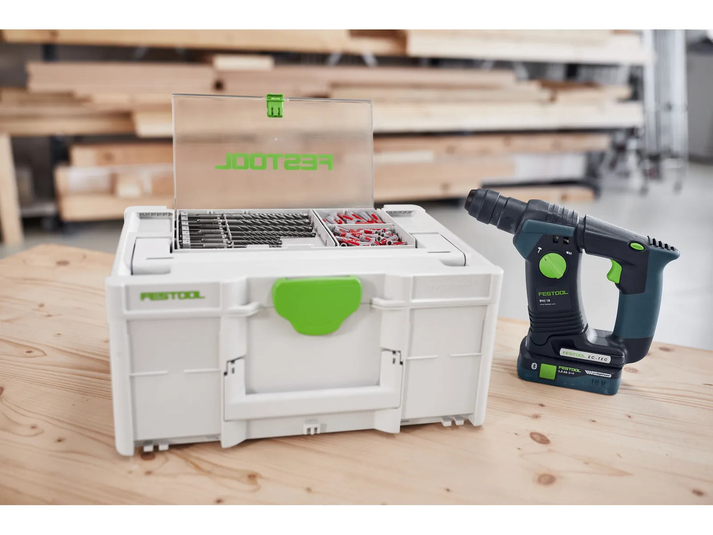 SDS-Plus-Bohrerset für Bohrhammer Festool BKS SYS3 D5-12 SDS