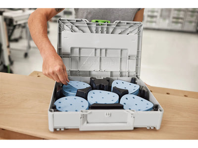 Schleifpapier Festool Granat; 125 mm; P60/80/120/180/220; 100 Stück