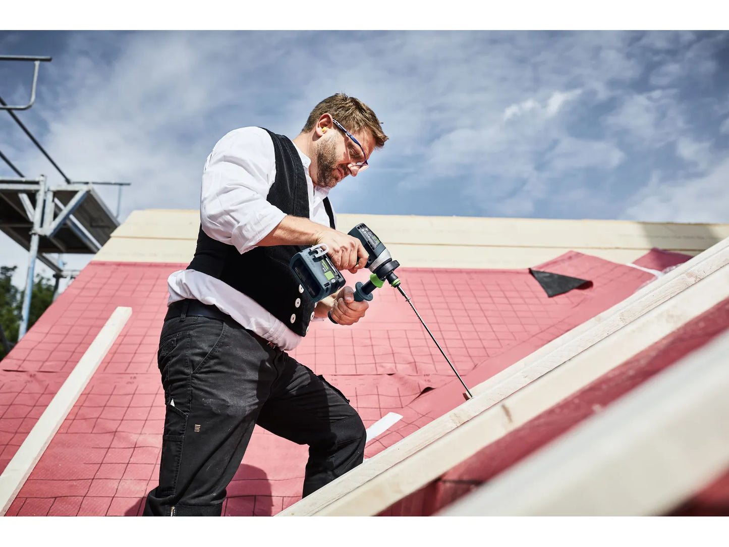 Akku-Bohrschrauber Festool QUADRIVE TPC 18/4 Set