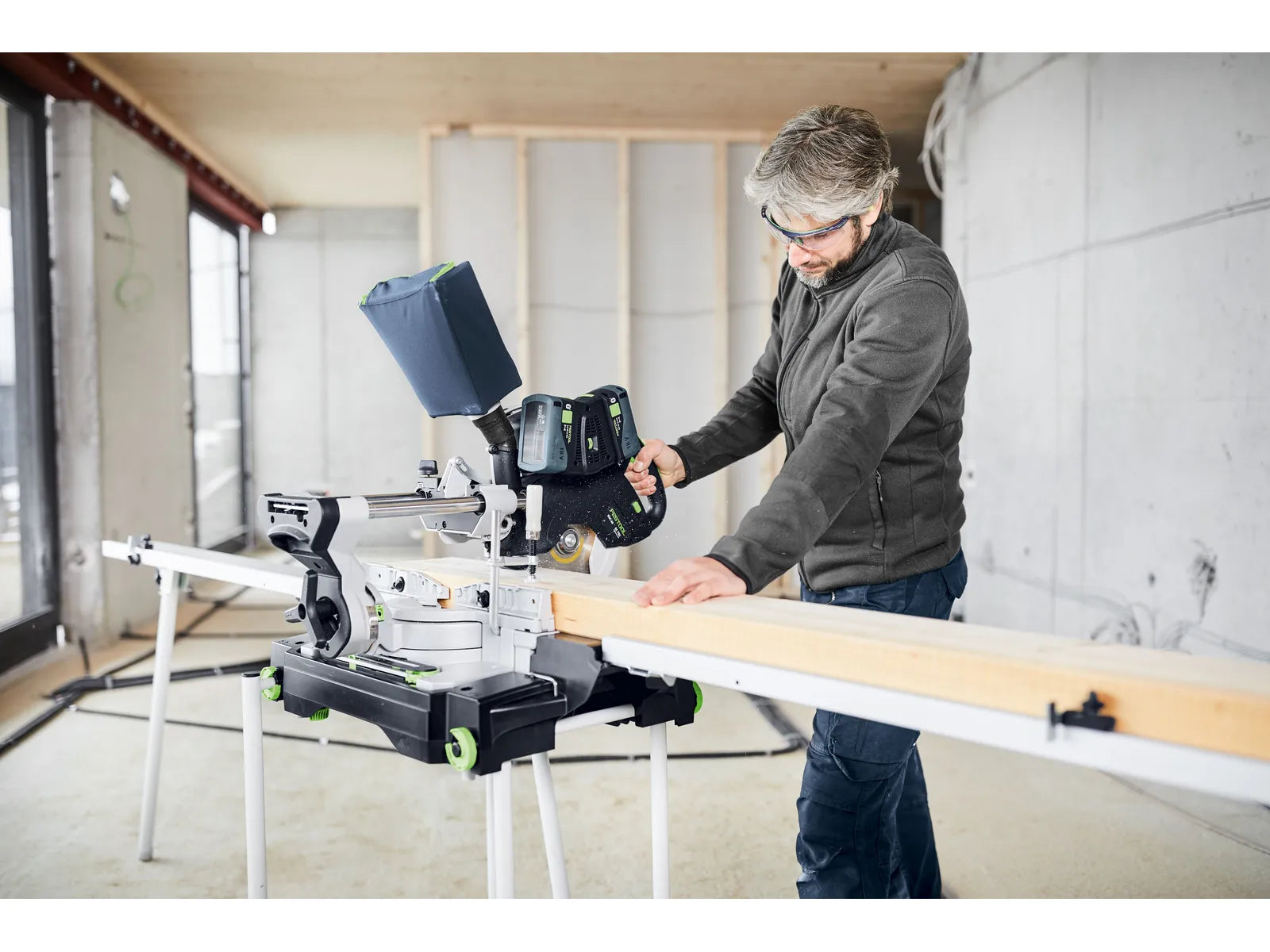 Compound mitre saw Festool KSC 60 EB-Basic KAPEX; 2x18 V (without battery and charger)