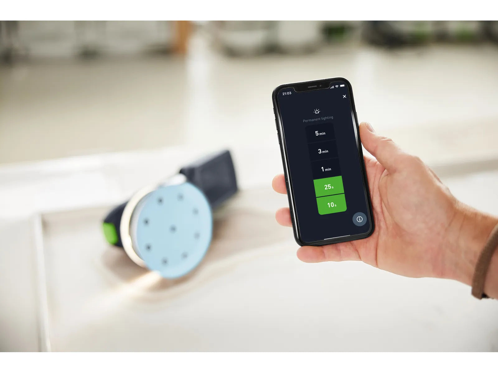 Orbital sander Festool ETSC 2 125 4.0 I-Plus; 18 V; 2x4.0 Ah accu.