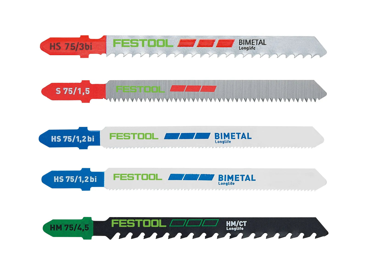 Saws set Festool STS-Sort/21 P/M/B; 21 units