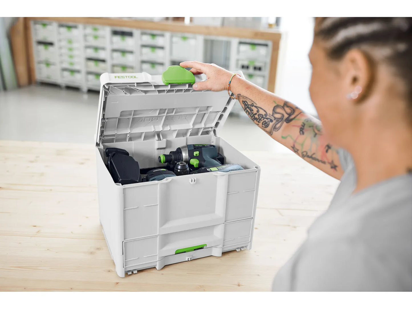 Box for tools Festool Systainer³ SYS3-COMBI M 337