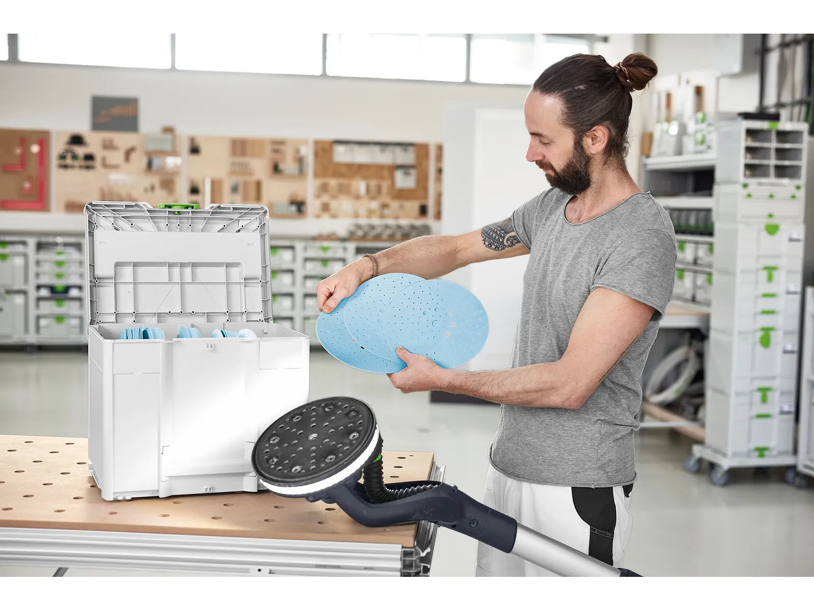 Sand paper Festool Systaineris³ Granat D225 GR SYS; 100 units