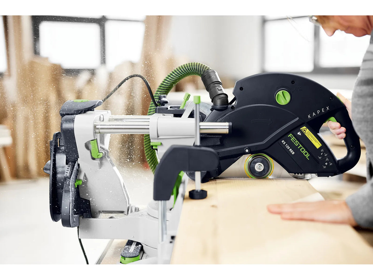 Sliding compound mitre saw KS 120 REB KAPEX