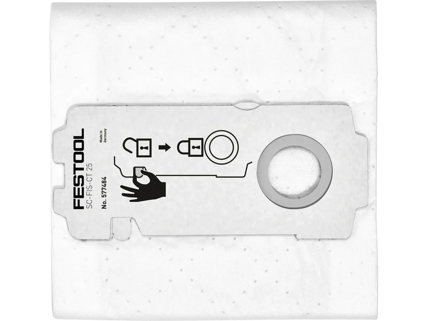 Fabric bags for vacuum cleaner Festool SC-FIS-CT 25; 5 units