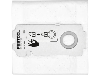 Fabric bags for vacuum cleaner Festool SC-FIS-CT 25; 5 units
