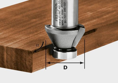 Chamfer router bit Festool 27 mm 30°