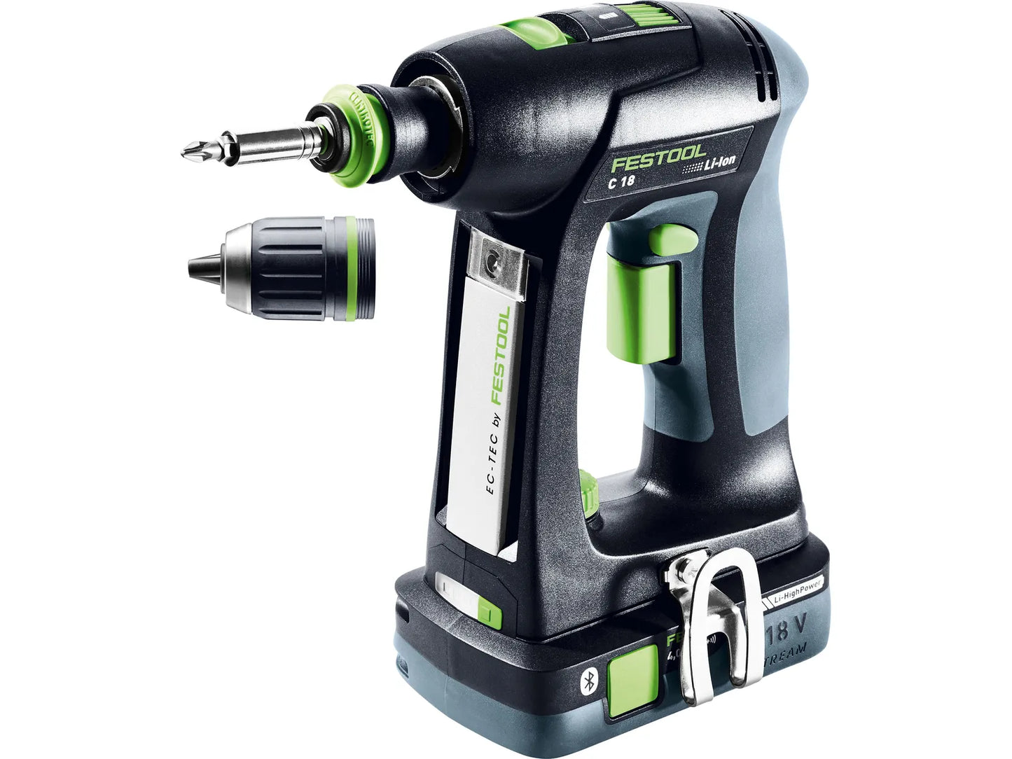 Bohrschrauber Festool C 18 HPC 4.0 I-Plus; 18 V; 2x4,0 Ah Akku