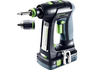 Bohrschrauber Festool C 18 HPC 4.0 I-Plus; 18 V; 2x4,0 Ah Akku