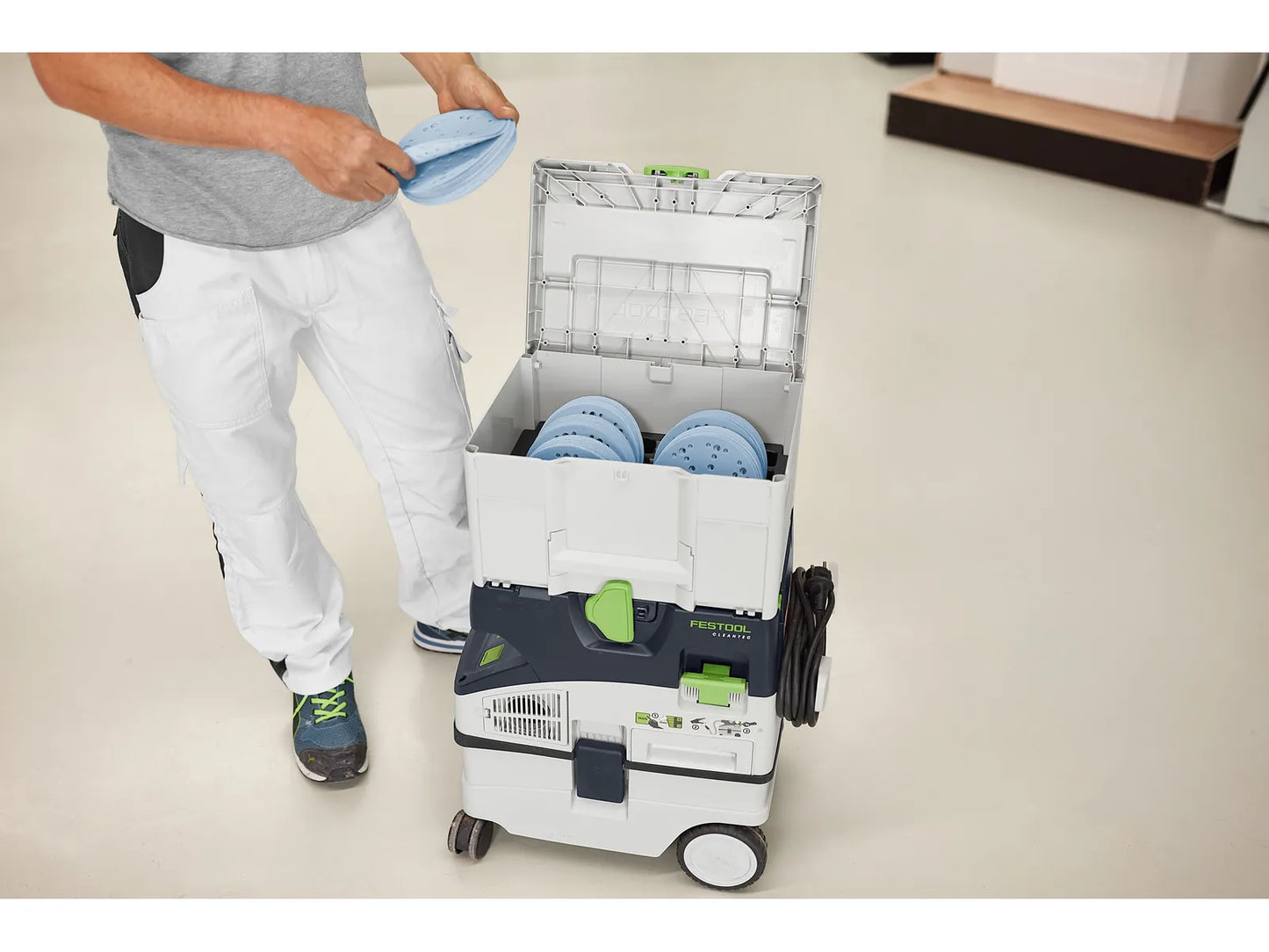 Schleifpapier Festool Granat; 150 mm; P60/80/120/150/180/220; 120 Stück