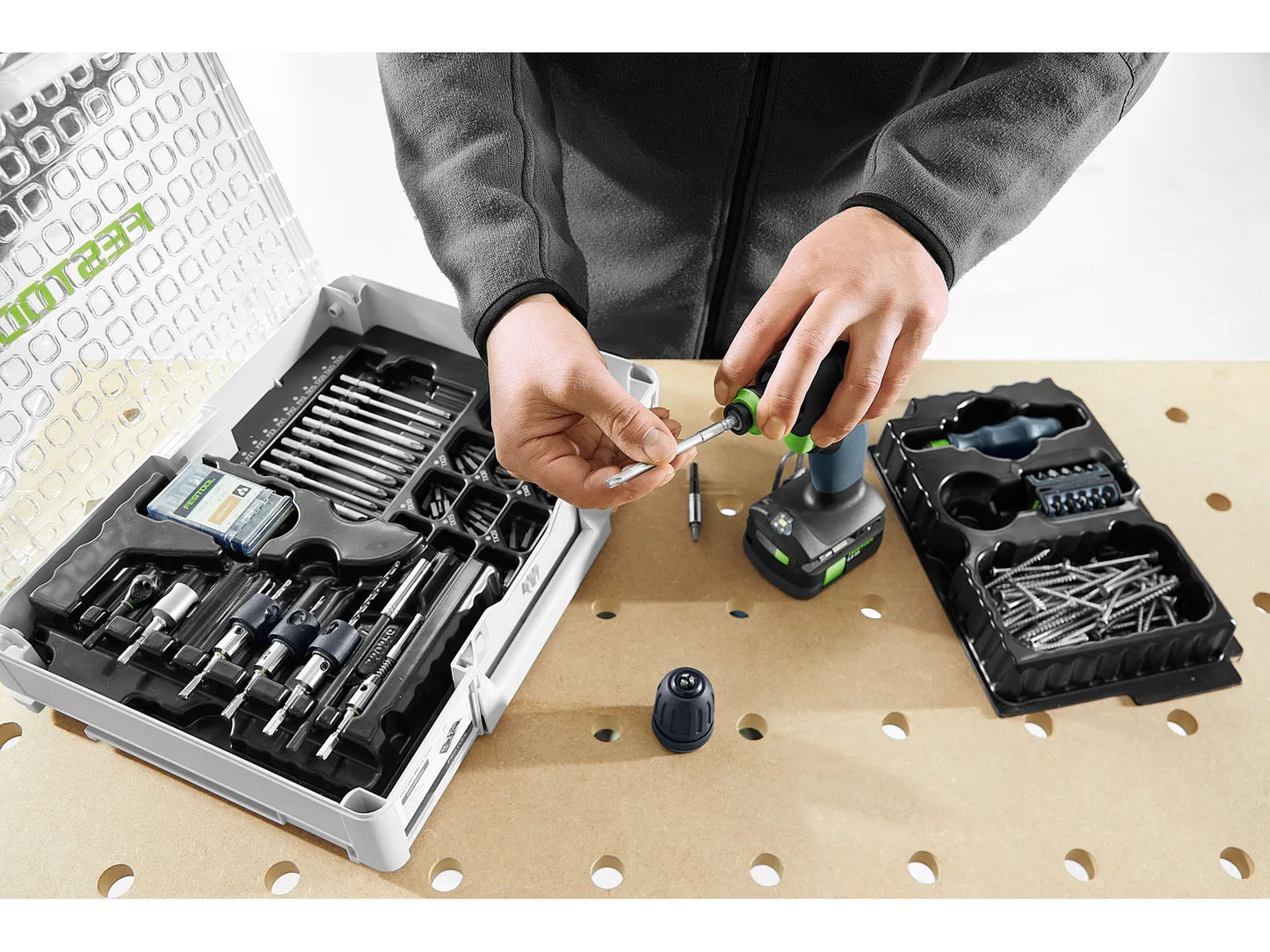 Bohrschrauber Festool TXS 12 2,5-Plus 10,8 V; 2x2,5 Ah Akku.