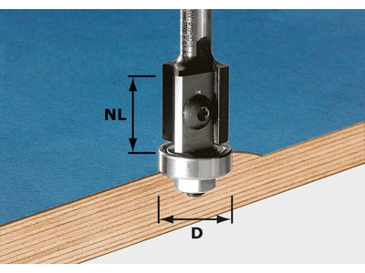 Wendeplatten-Nutfräser Festool; 20/64 mm mit Lager