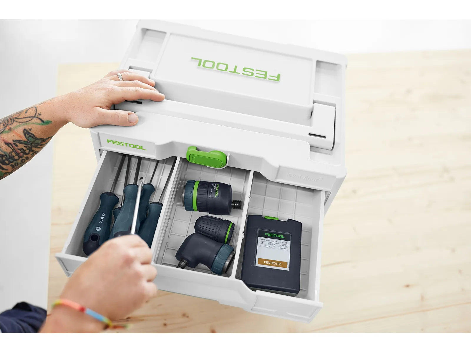 Box for tools Festool Sortainer³ SYS3-SORT/2 M 337