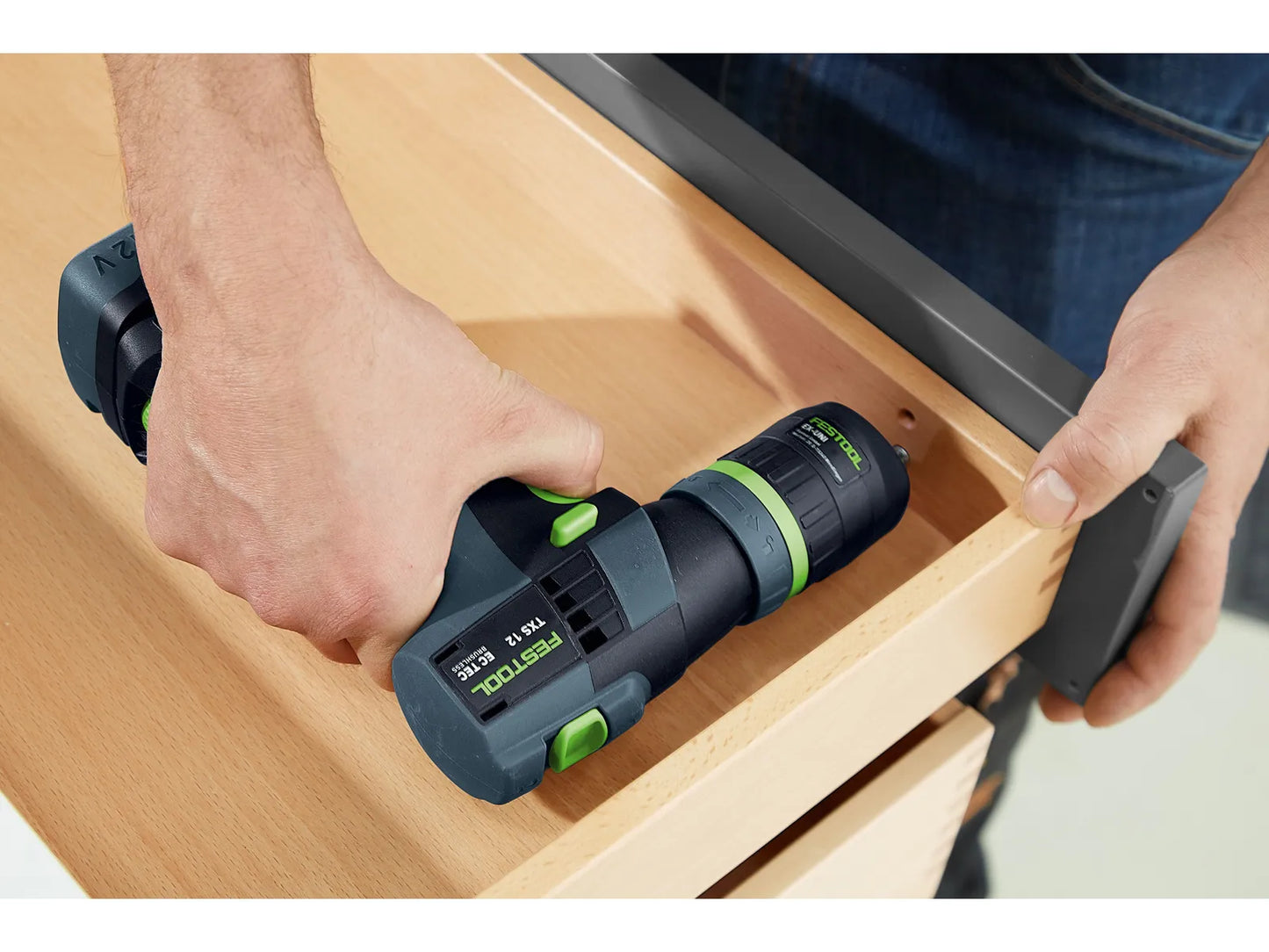 Bohrschrauber Festool TXS 12 2.5-Set 10,8 V; 2x2,5 Ah Akku.