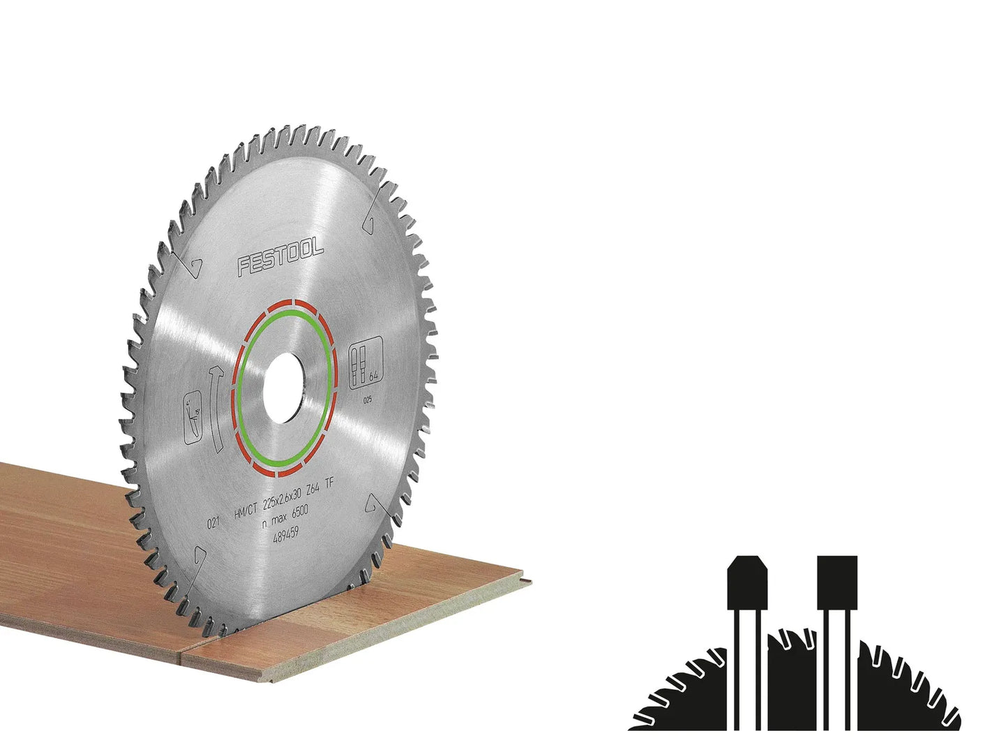 Sawing disc for laminate Festool; 160x2.2x20.0 mm; Z48; 4°