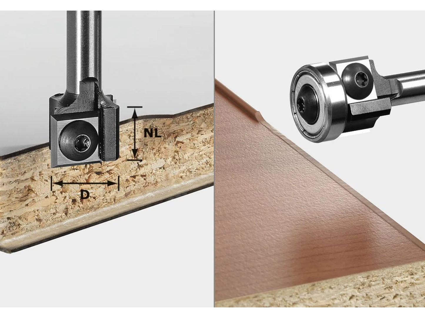 Kantenfräser Festool GW 12/52 mm mit Lager