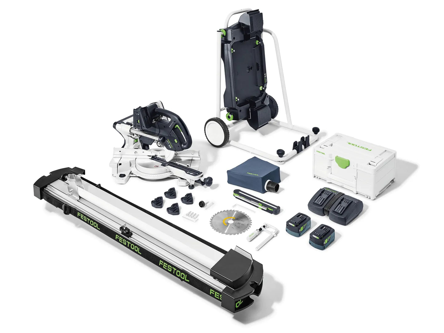 Compound mitre saw Festool KSC 60 EB 5.0 I-UG-Set KAPEX; 2x18 V; 2x5.0 Ah accu.