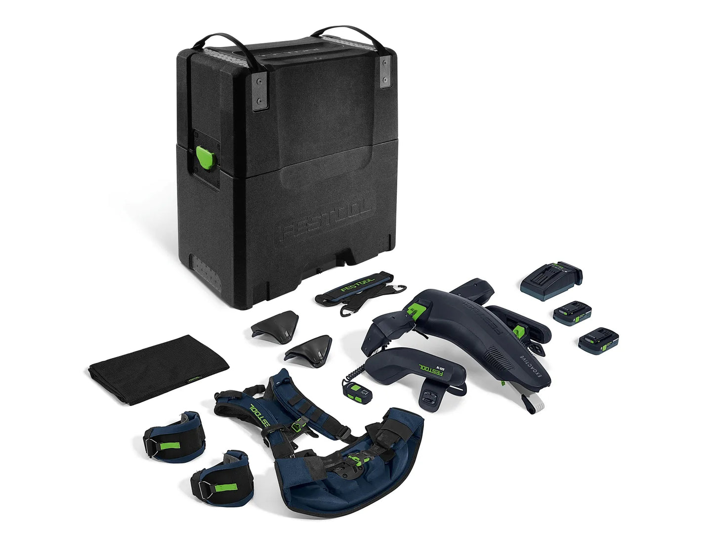 Exoskeleton Festool xoActive EXO 18 HPC 4.0 I-Plus;  18 V; 2x4.0 Ah accu.