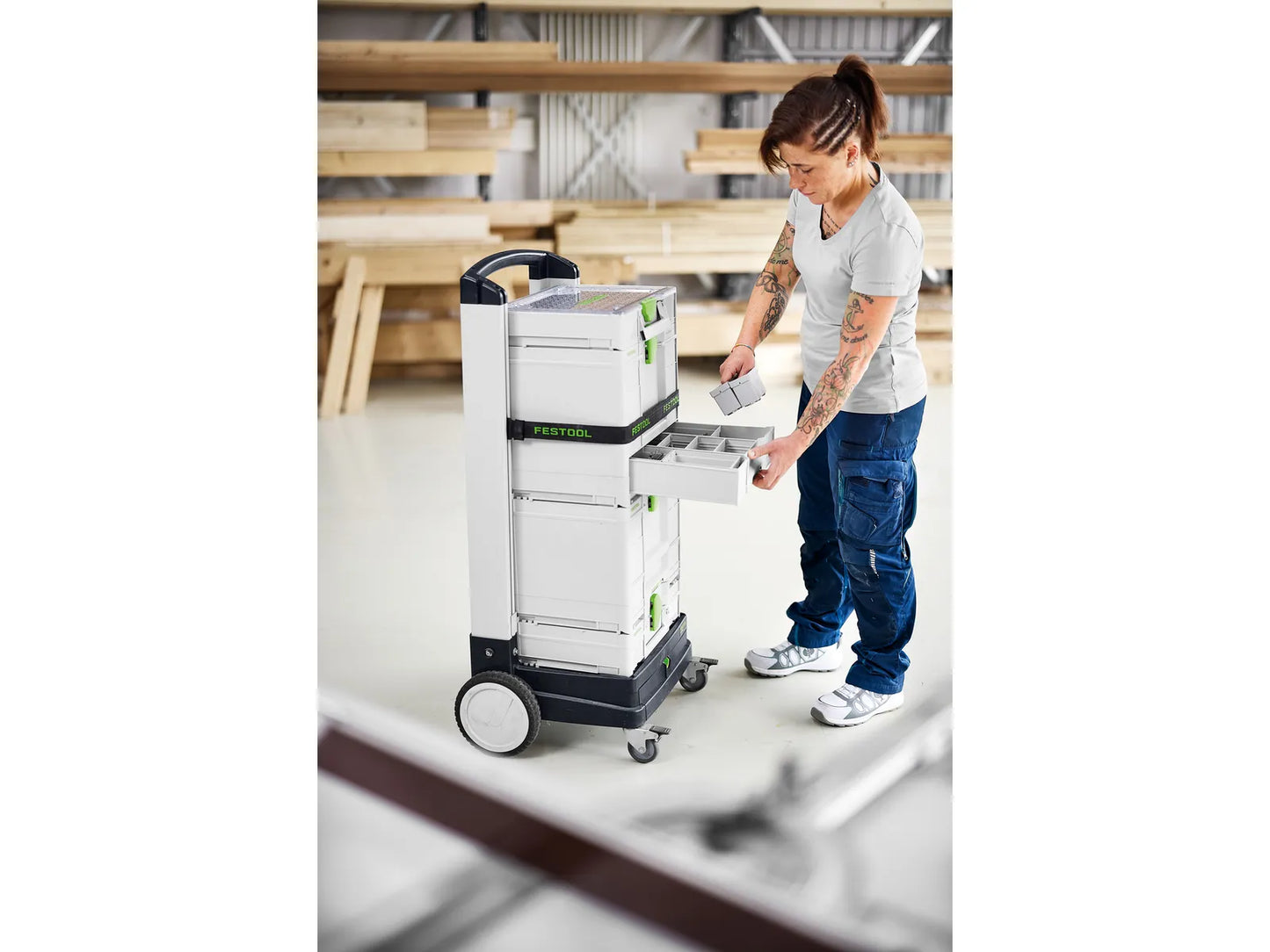 Werkzeugkofferwagen Festool SYS-Roll 100