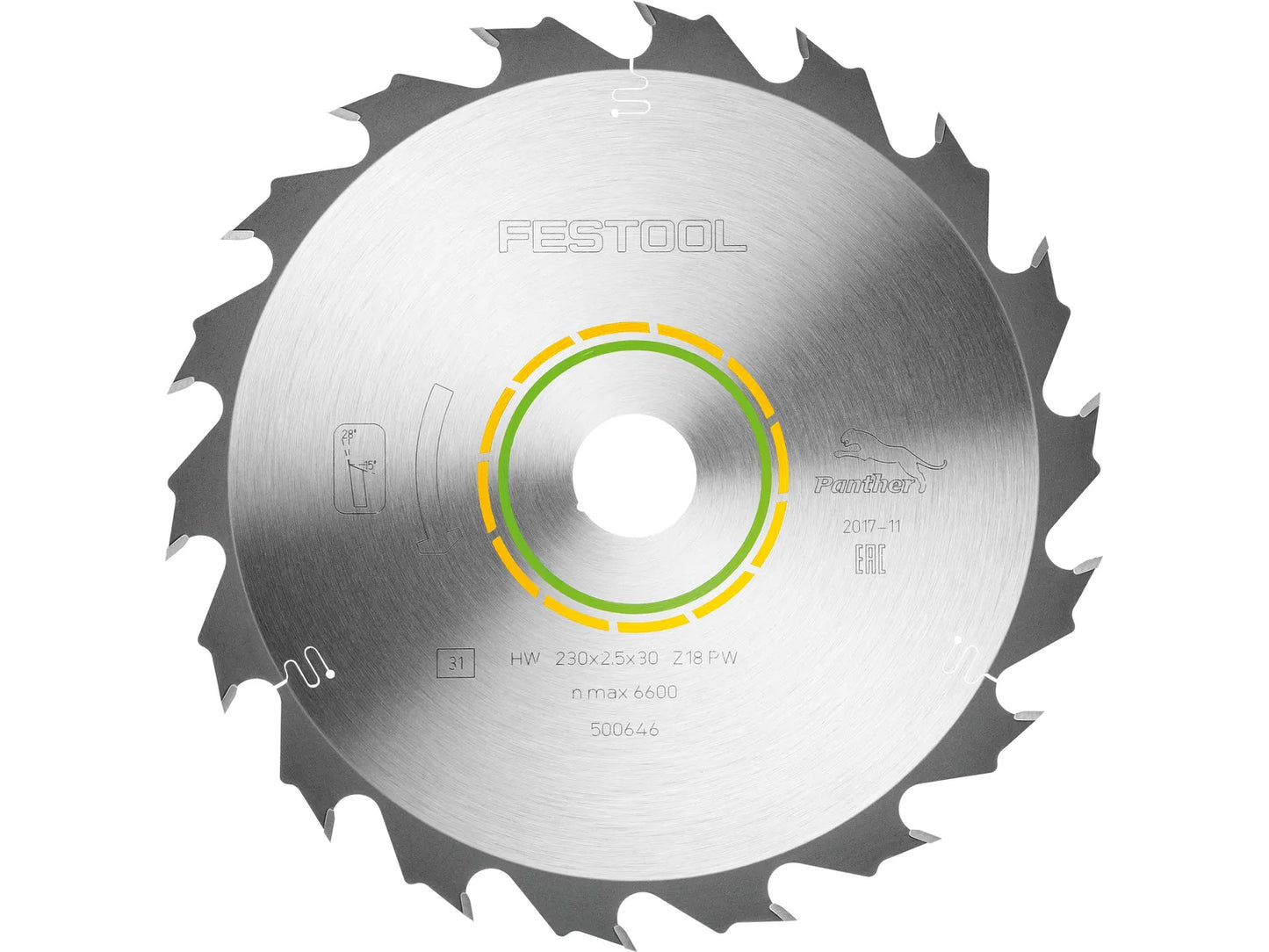 Sawing disc Festool; 230x2.5x30.0 mm; Z18; 28°