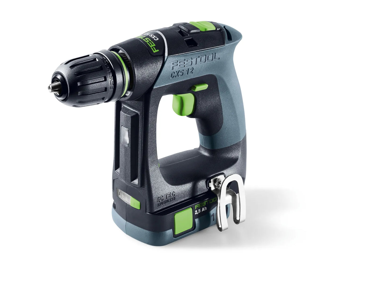 Bohrschrauber Festool CXS 12 2,5-Plus 10,8 V; 2x2,5 Ah Akku.