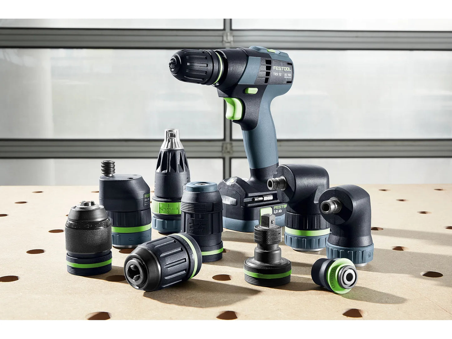 Bohrschrauber Festool TXS 12 2.5-Set 10,8 V; 2x2,5 Ah Akku.