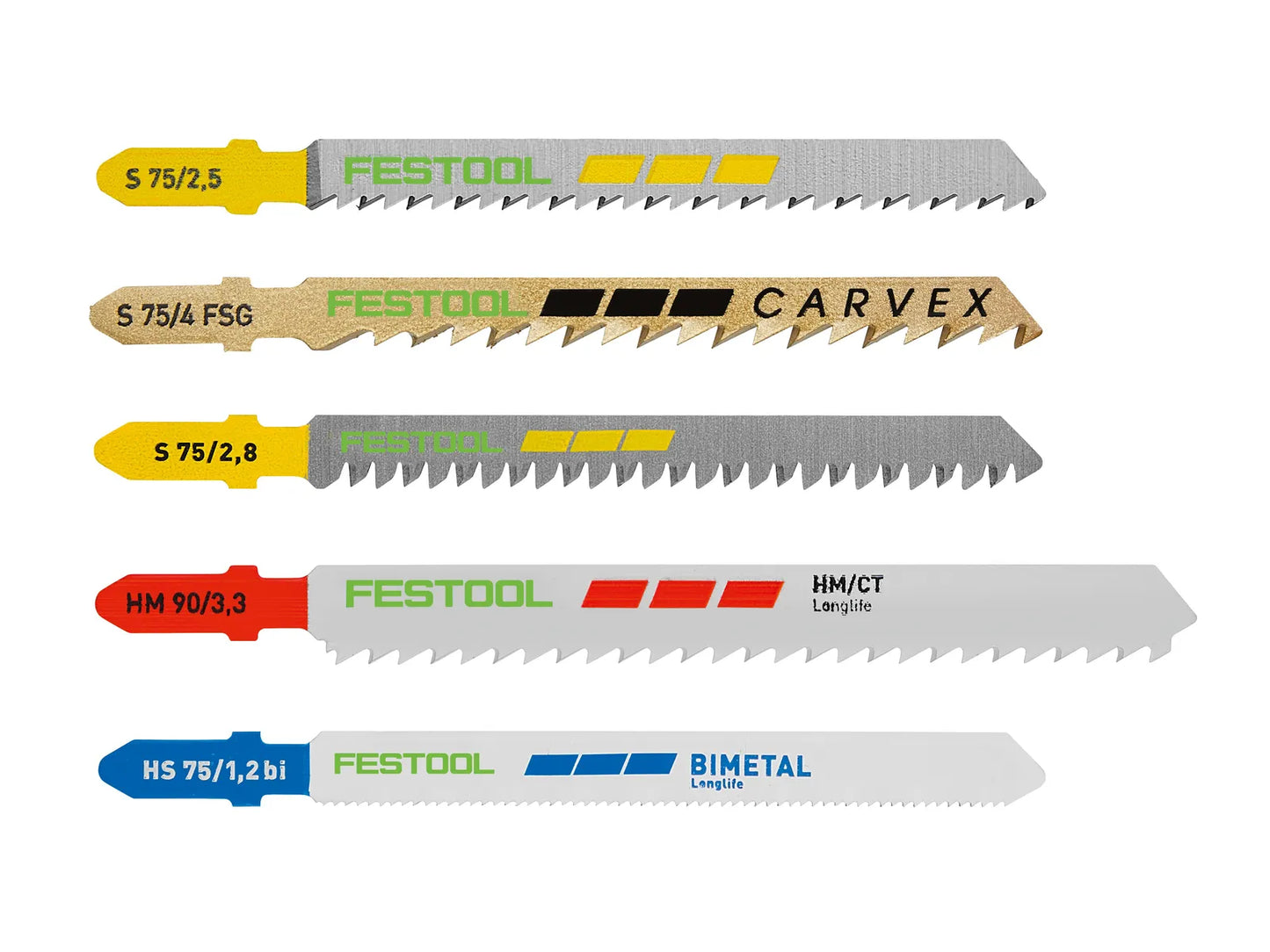 Saws set Festool STS-Sort/21 W/P/M; 21 units