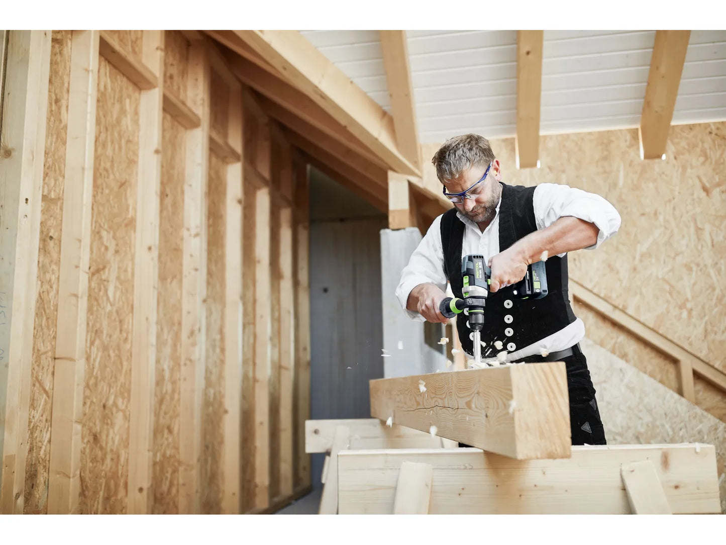 Akku-Bohrschrauber Festool QUADRIVE TPC 18/4 Set