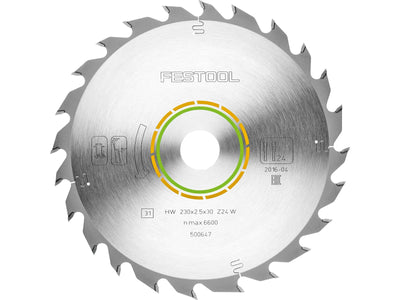 Sawing disc Festool; 230x2.5x30.0 mm; Z24; 20°