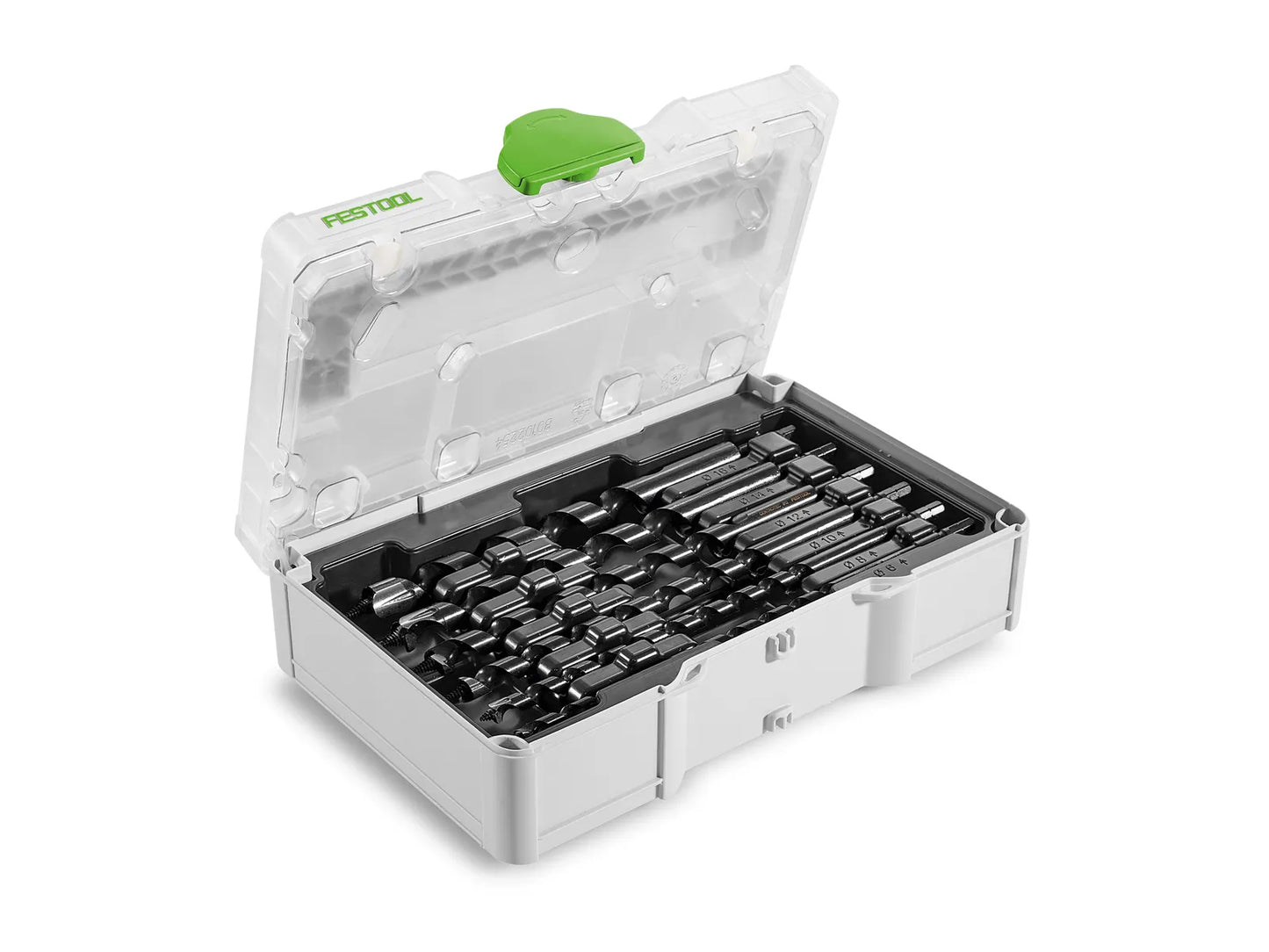 Auger bit set for wood Festool SYS3 S 76-SB CE-SORT/6; 6-16 mm; 6 units